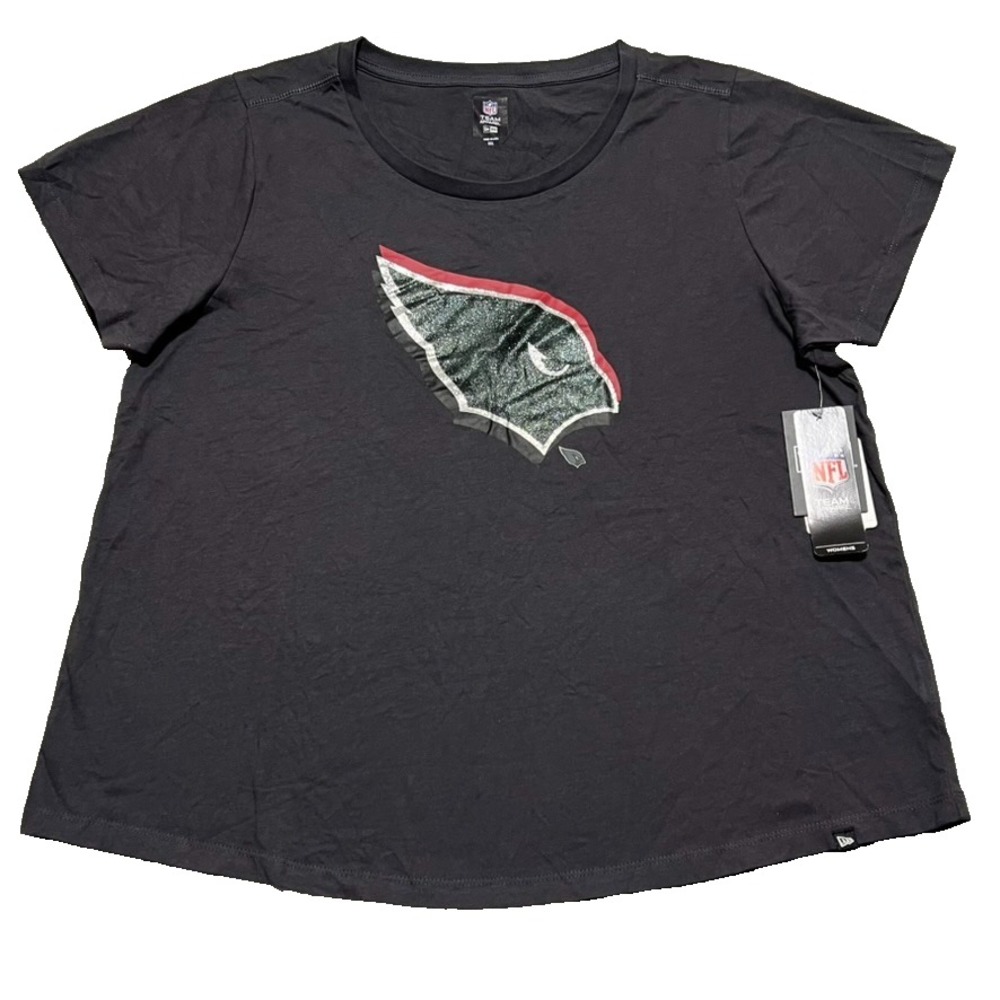 Arizona Cardinals NFL Team Apparel New Era T-Shirt Womens XXL Black Gameday Fan